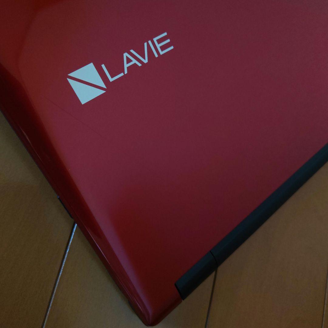 設定済❤NEC　LAVIE　NS150/H　レッド　Win10　Office付き
