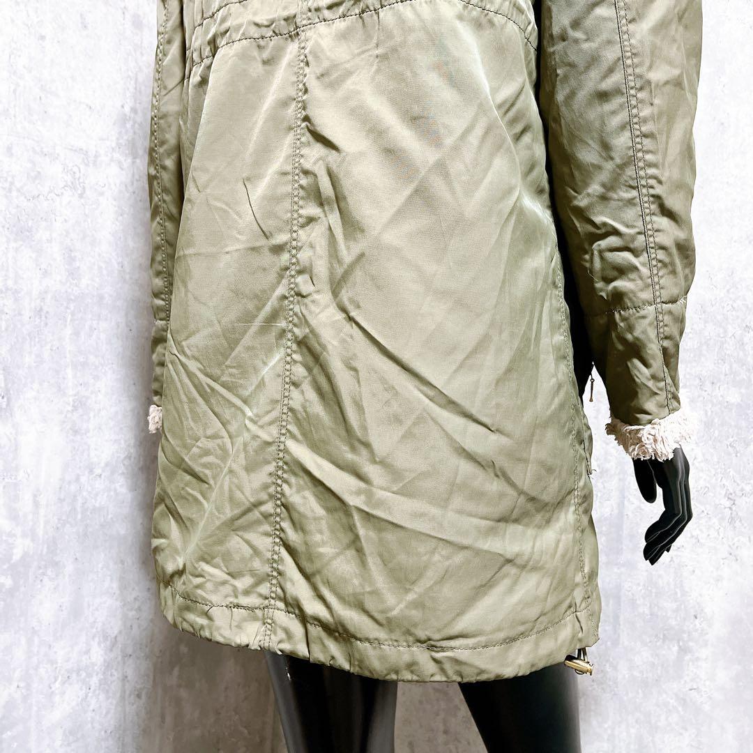 [Spick and Span] モッズコート ミリタリー ライナー付き 裏起毛