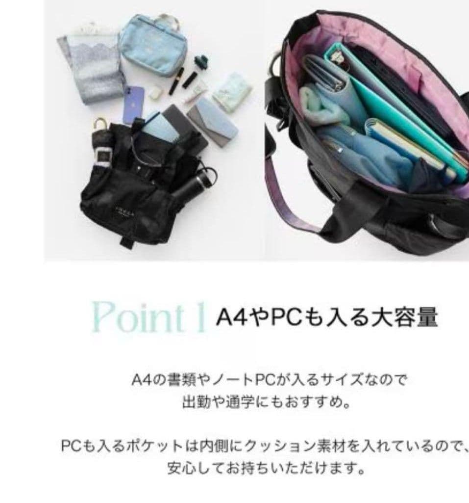 新品未使用　TOCCA ブラック 2WAY バックパック