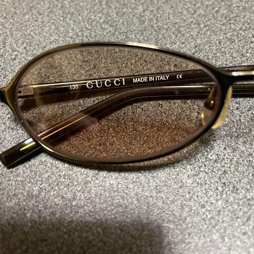 GUCCIイタリア製ブラウンレンズサングラス
