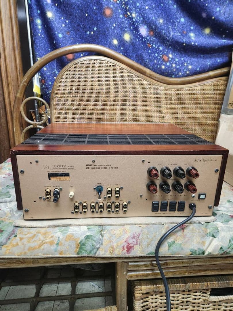 フルレストア済！取説付！完動超美品！LAXMAN高級プリメインアンプL-550X