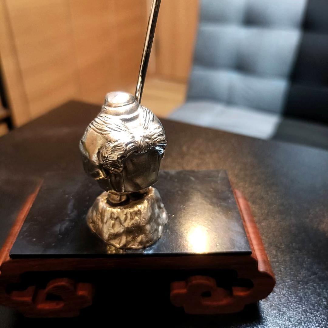 【純銀製】恵比須様・大黒様2体セット【縁起物】川崎貯蓄銀行