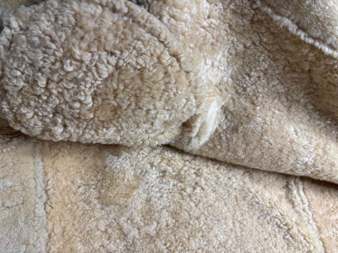 (早い者勝ち）本革ムートンジャケット フライトジャケット B-3タイプ ブラウン