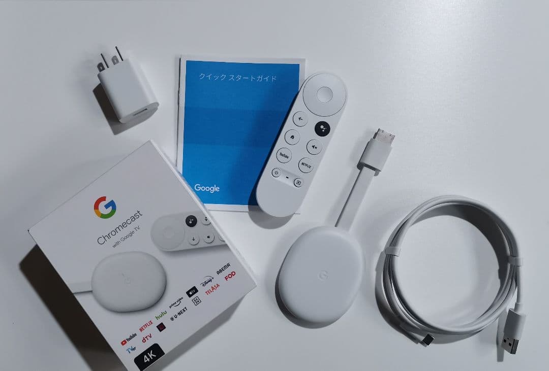 美品 クロームキャスト Chromecast with GoogleTV 未使用