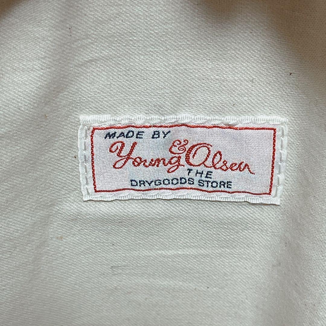 ヤングアンドオルセン ボストンバッグ ピンクベージュ 2way ショルダー