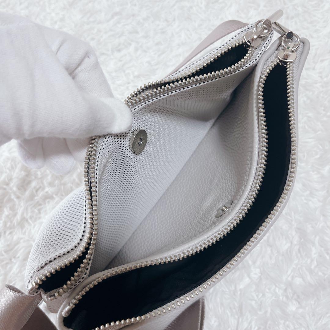 極美品✨chi.wata ボディバッグ　ウエストバッグ　ショルダー　グレー