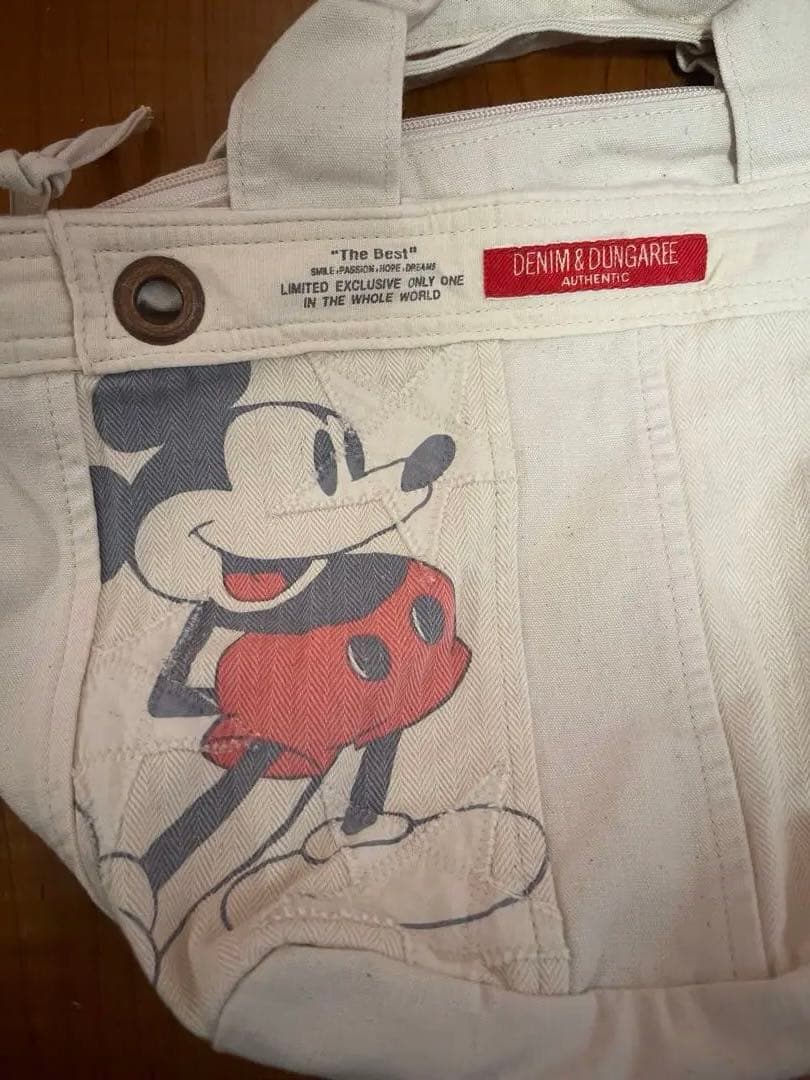 デニム＆ダンガリー　新品タグ付　ミッキーコラボ　トートBAG