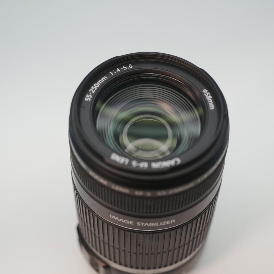 Canon純正 EF-S 55-250mm 望遠レンズ 美品 a4268