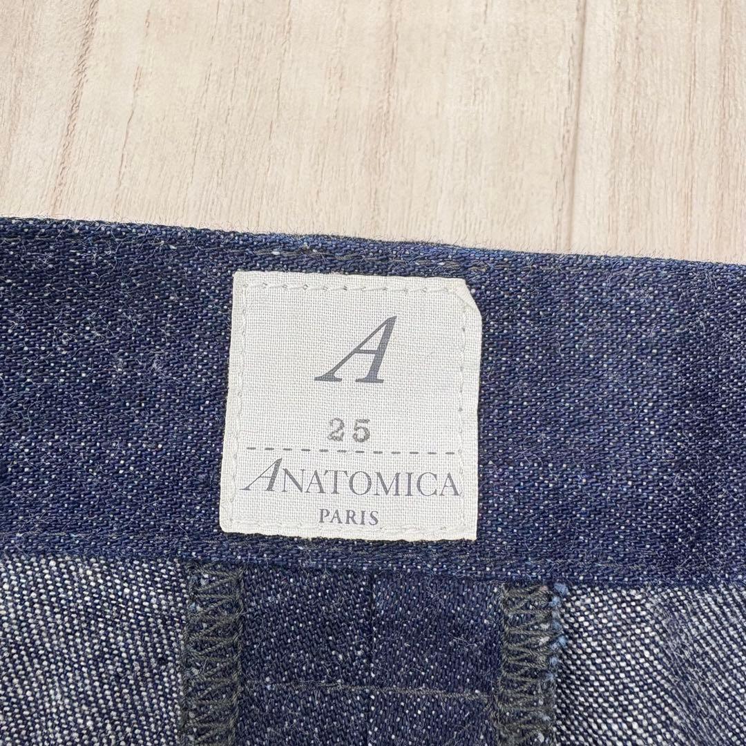 ☆ ANATOMICA アナトミカ コットン センタープレス デニムパンツ 25