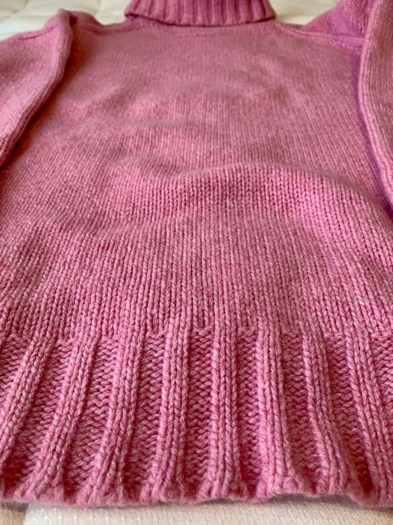 SLOANE タートルネック ニット M ピンク