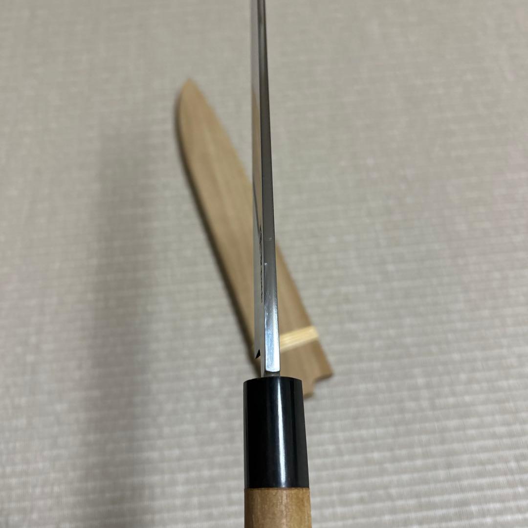 ほぼ未使用に近い　柳刃　包丁　和包丁　尚台正吉　白鋼　刺身包丁　鞘付き