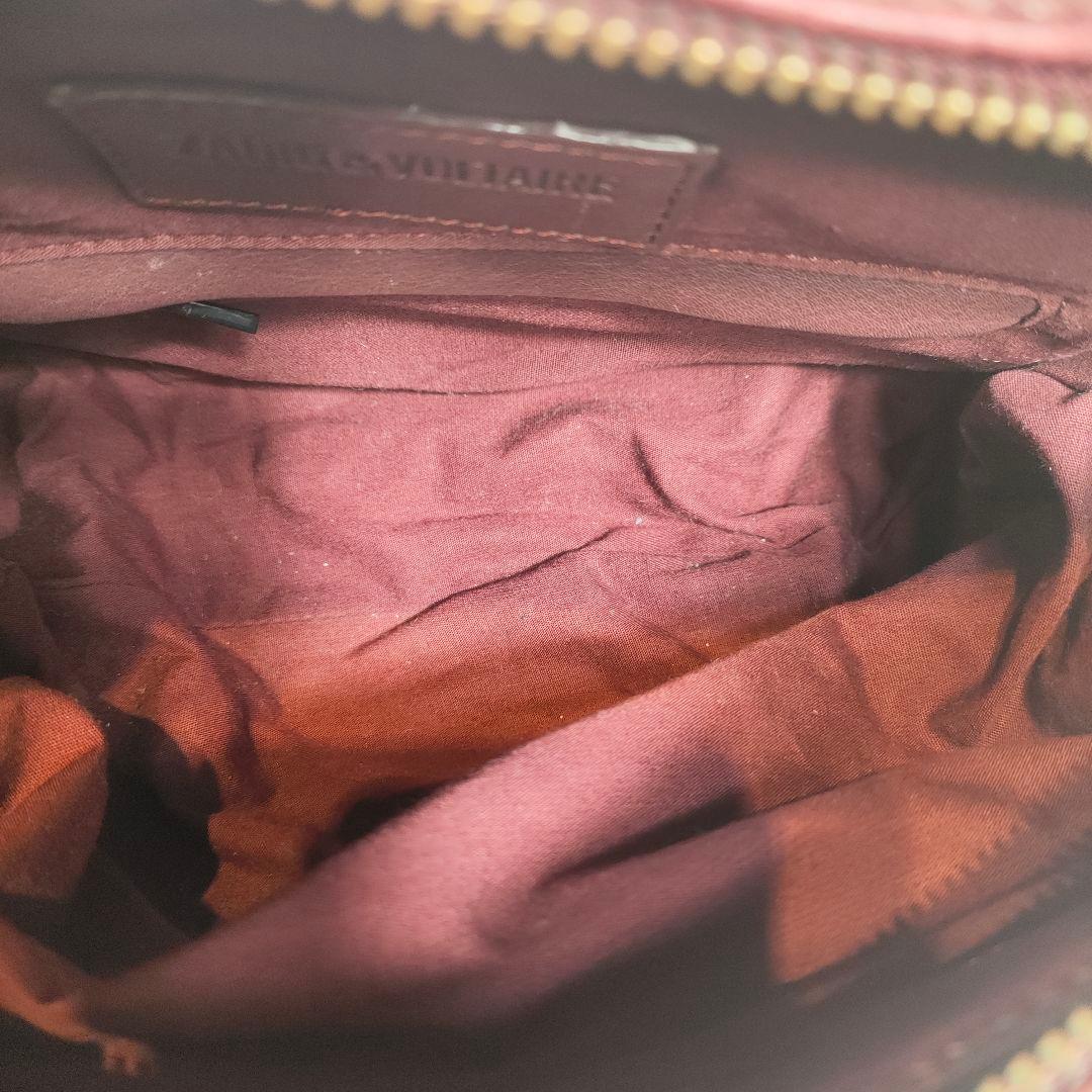 【美品】ザディグエヴォルテール　ボストンバッグ　2way　オールレザー　オリーブ