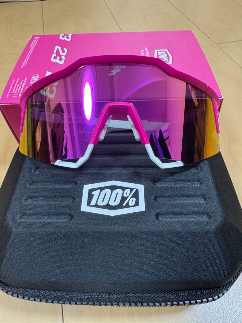 100% サングラス モデル23 ピンク