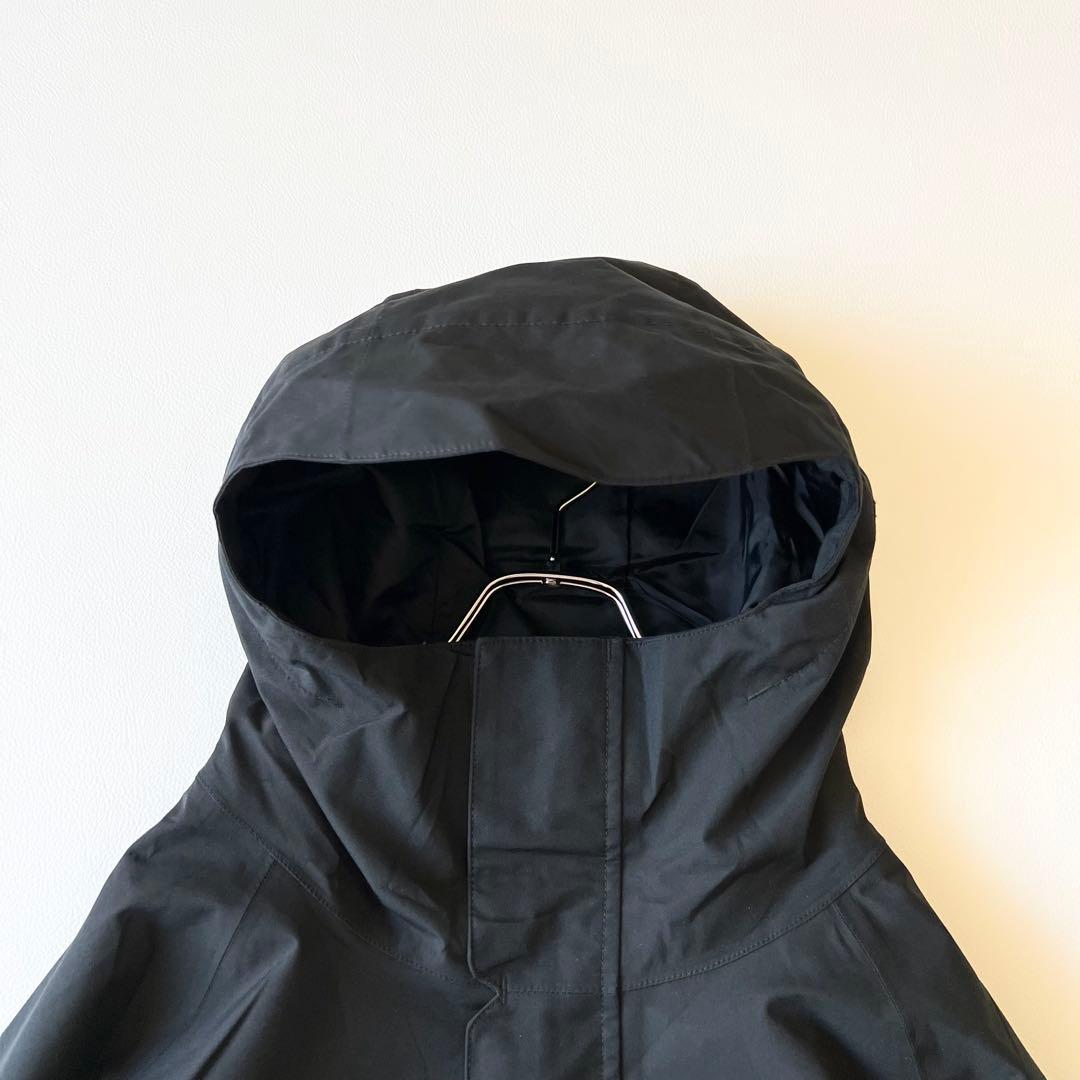 3234【美品】バートン　ジャケット ゴアテックス 無地 メンズ 黒　S