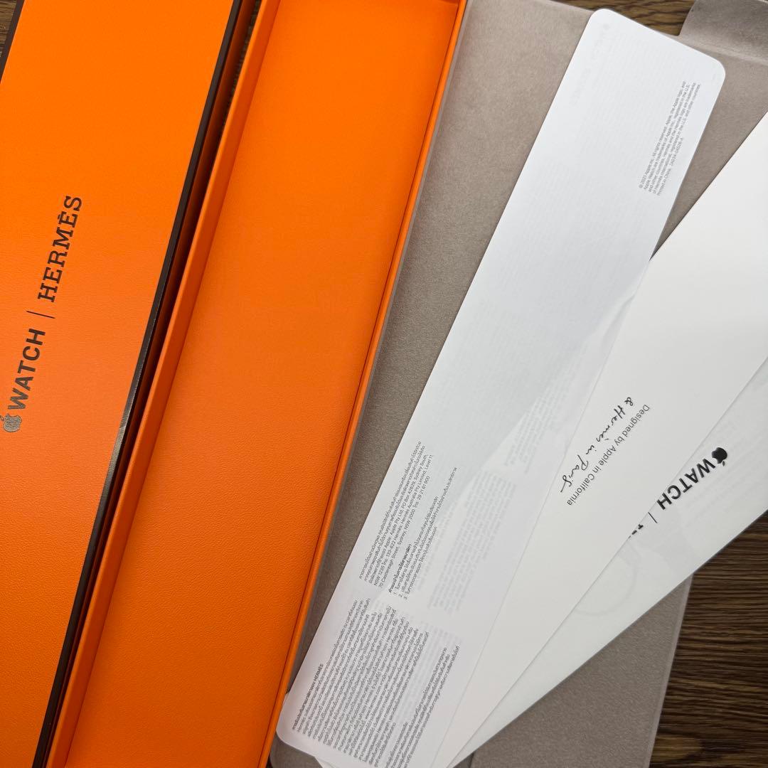 2661 美品　Apple Watch エルメス　ゴールド　レザーバンド