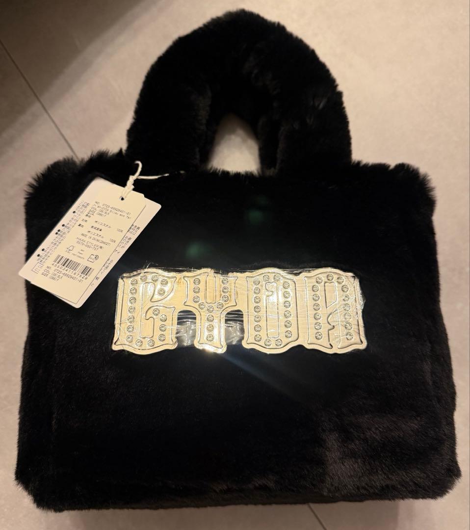 新品未使用　GYDA/ジェイダ ノベルティー 人気ボアバック ブラック