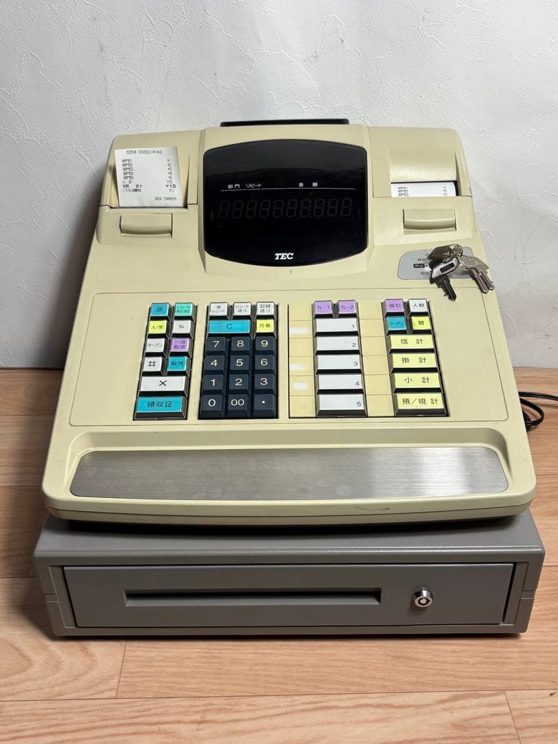 ☆GF107【中古品】 レジスター TEC MA-600　東芝テック