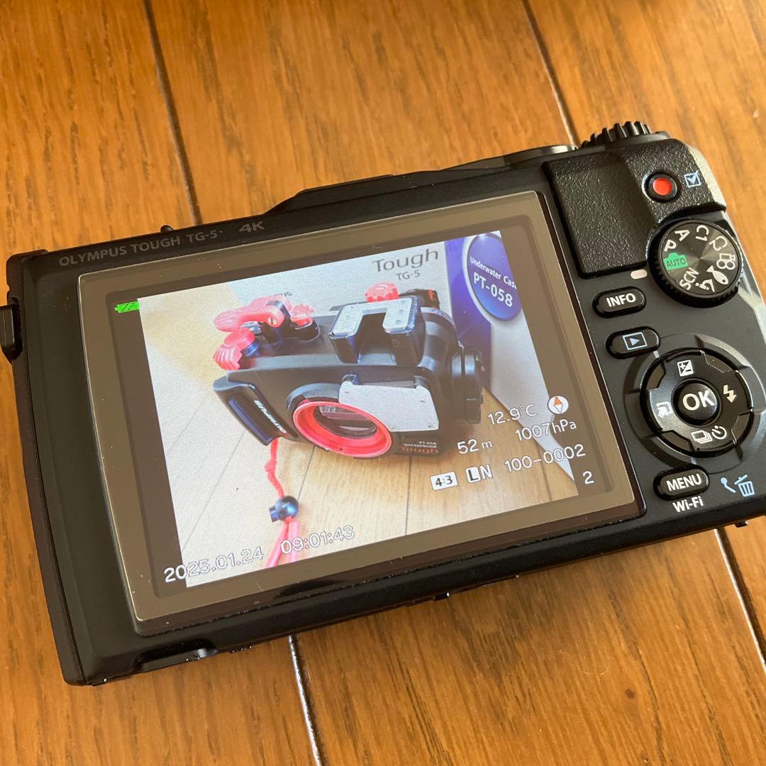 【OLYMPUS オリンパス TG-5&ハウジングPT-058セット】