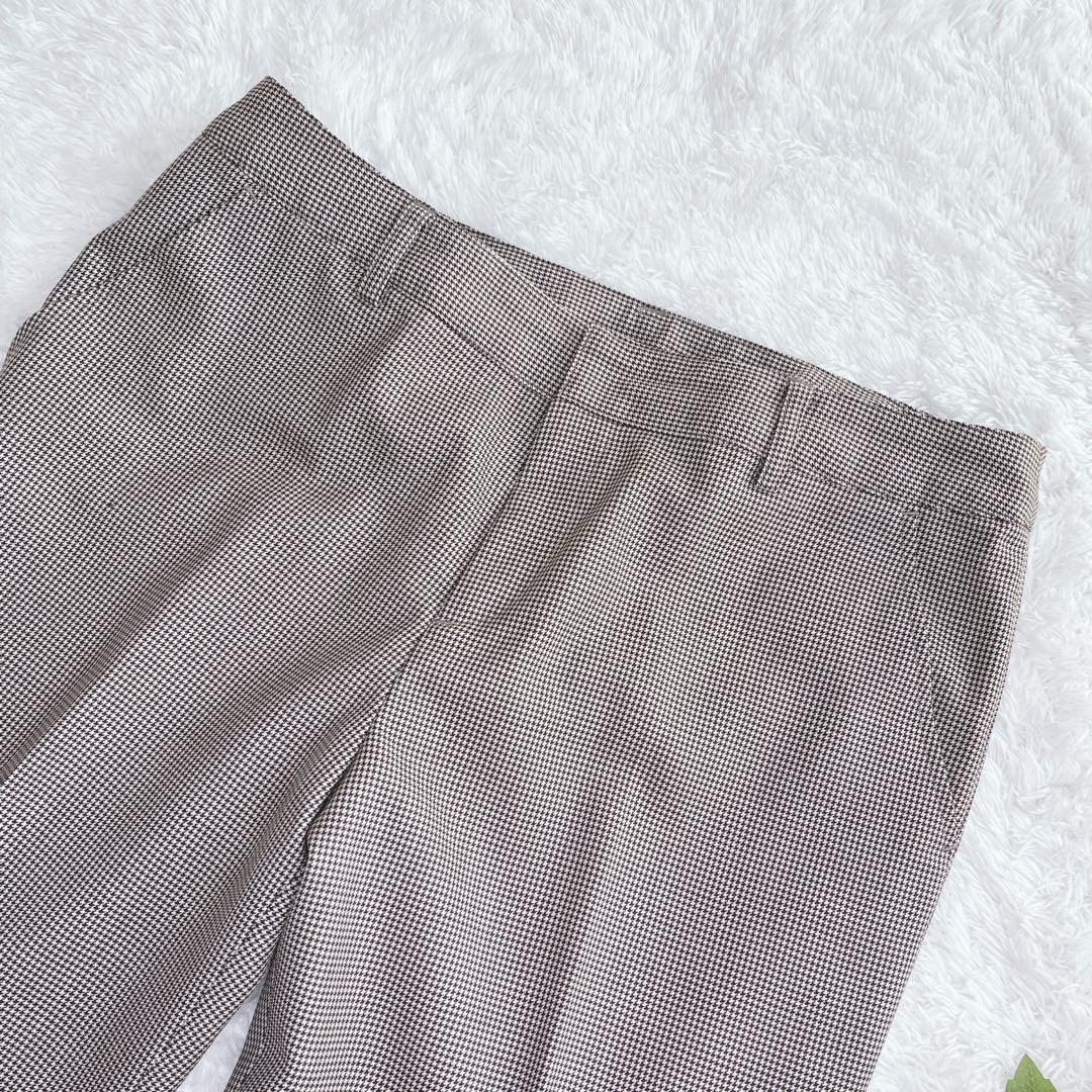 秋カラー✨ニューヨーカー パンツスーツ カシミア混 高品質 上質 大きいサイズ