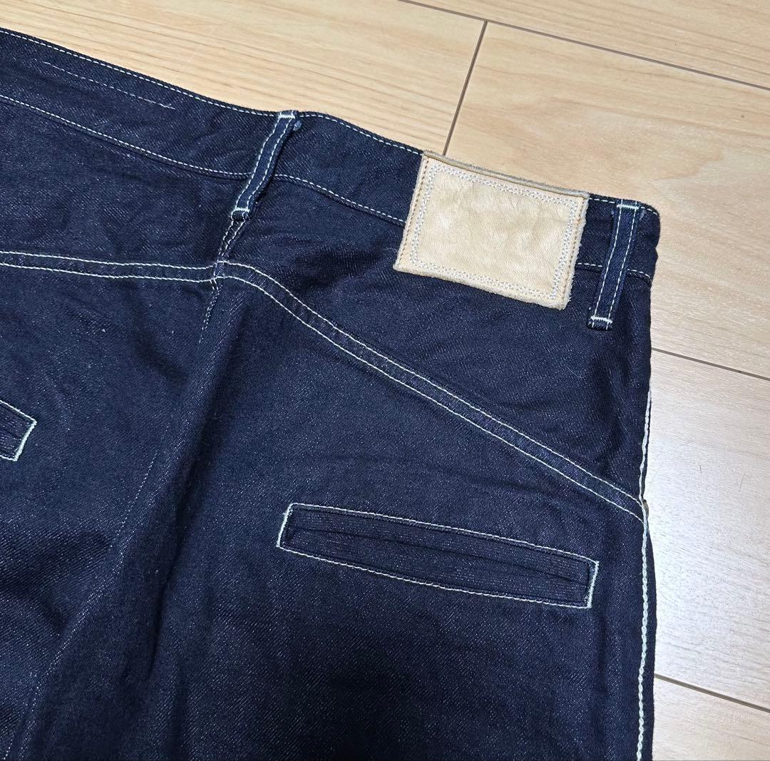 ミナペルホネン　alwaysロールアップデニム　36