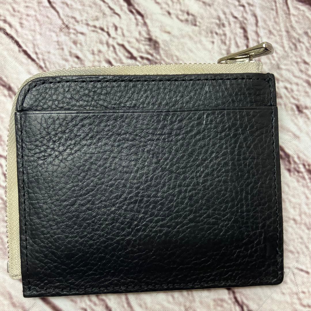 極美品 エンダースキーマ 本革 レザー ケース カードケース ブラック