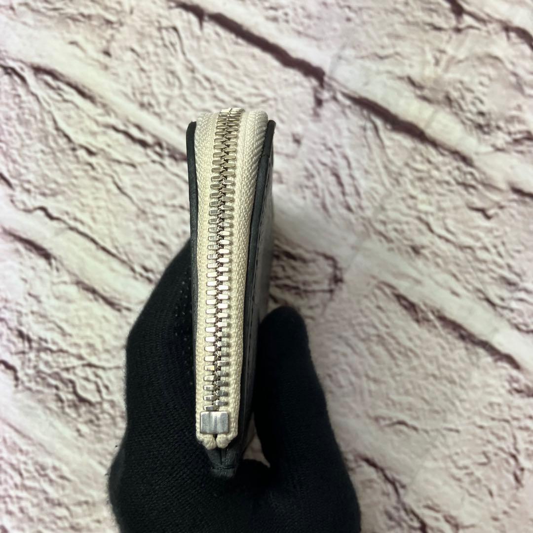 極美品 エンダースキーマ 本革 レザー ケース カードケース ブラック