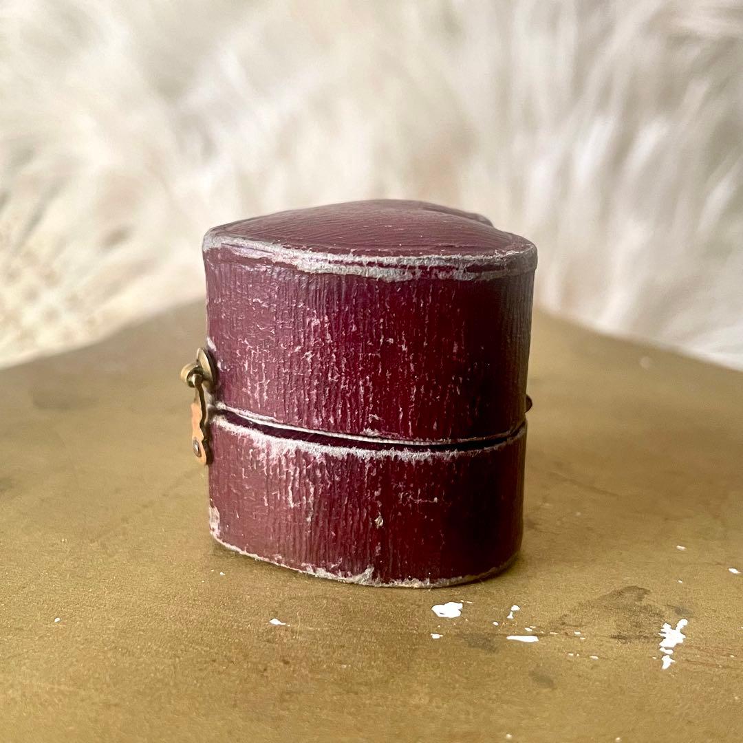 ハート型リング用ジュエリーボックス　アクセサリーケース　指輪フランスアンティーク