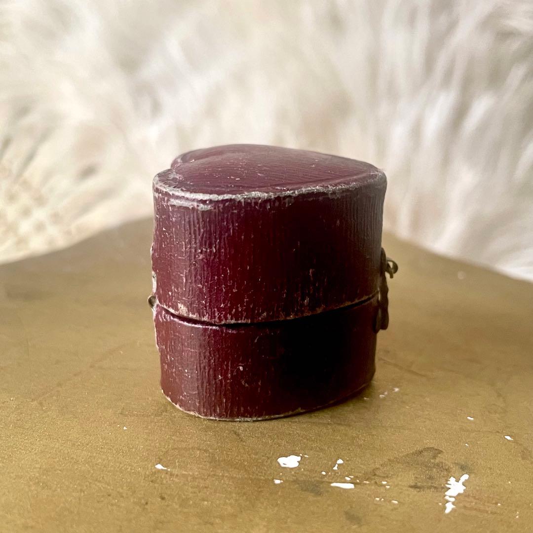 ハート型リング用ジュエリーボックス　アクセサリーケース　指輪フランスアンティーク