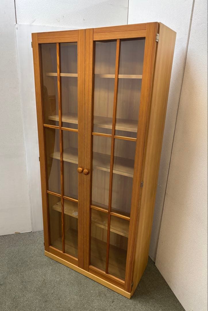 昭和レトロ家具　当時物　ヴィンテージ書棚　フリーボード　収納家具　カントリー