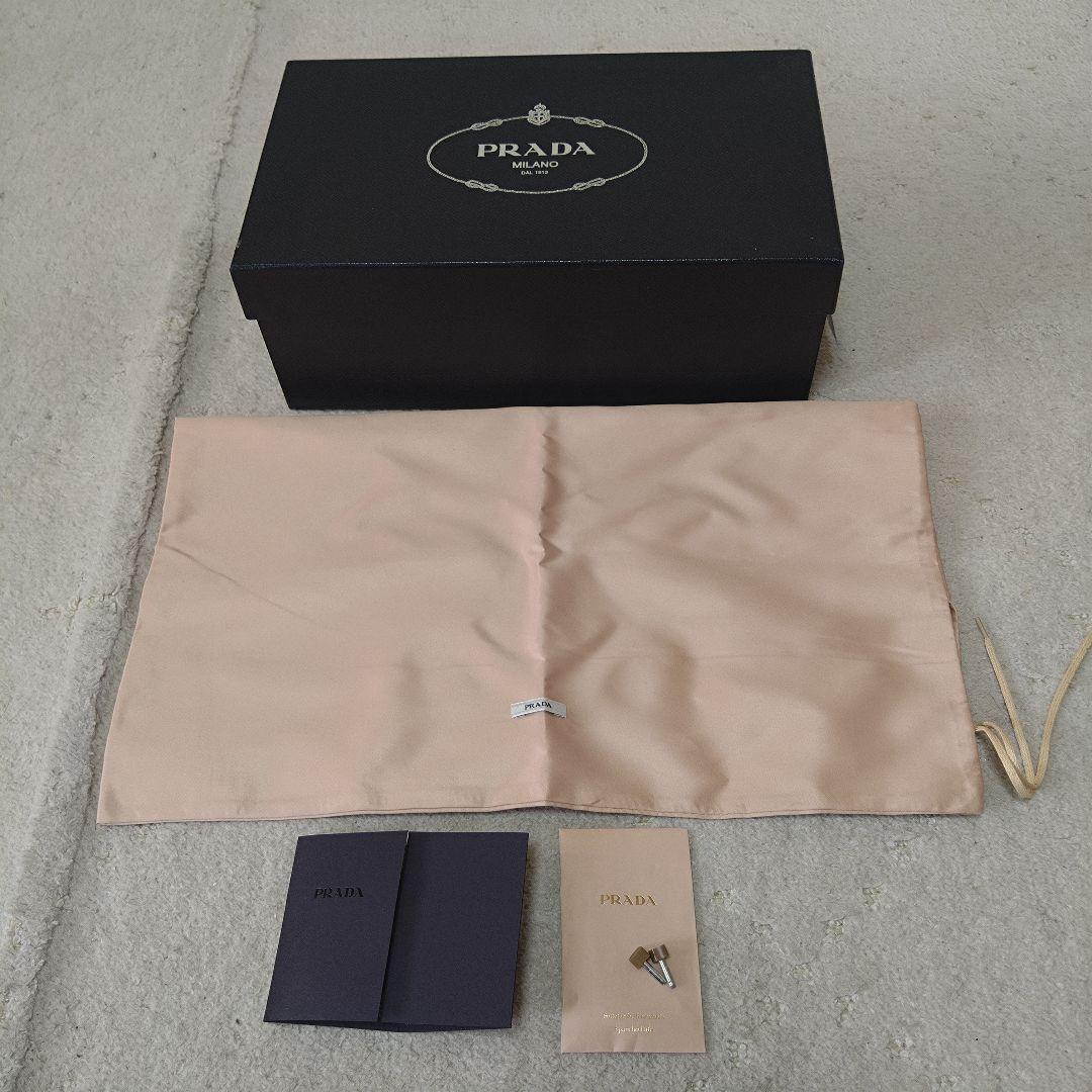 正規品 PRADA プラダ パテントレザー パンプス ハイヒール ベージュ