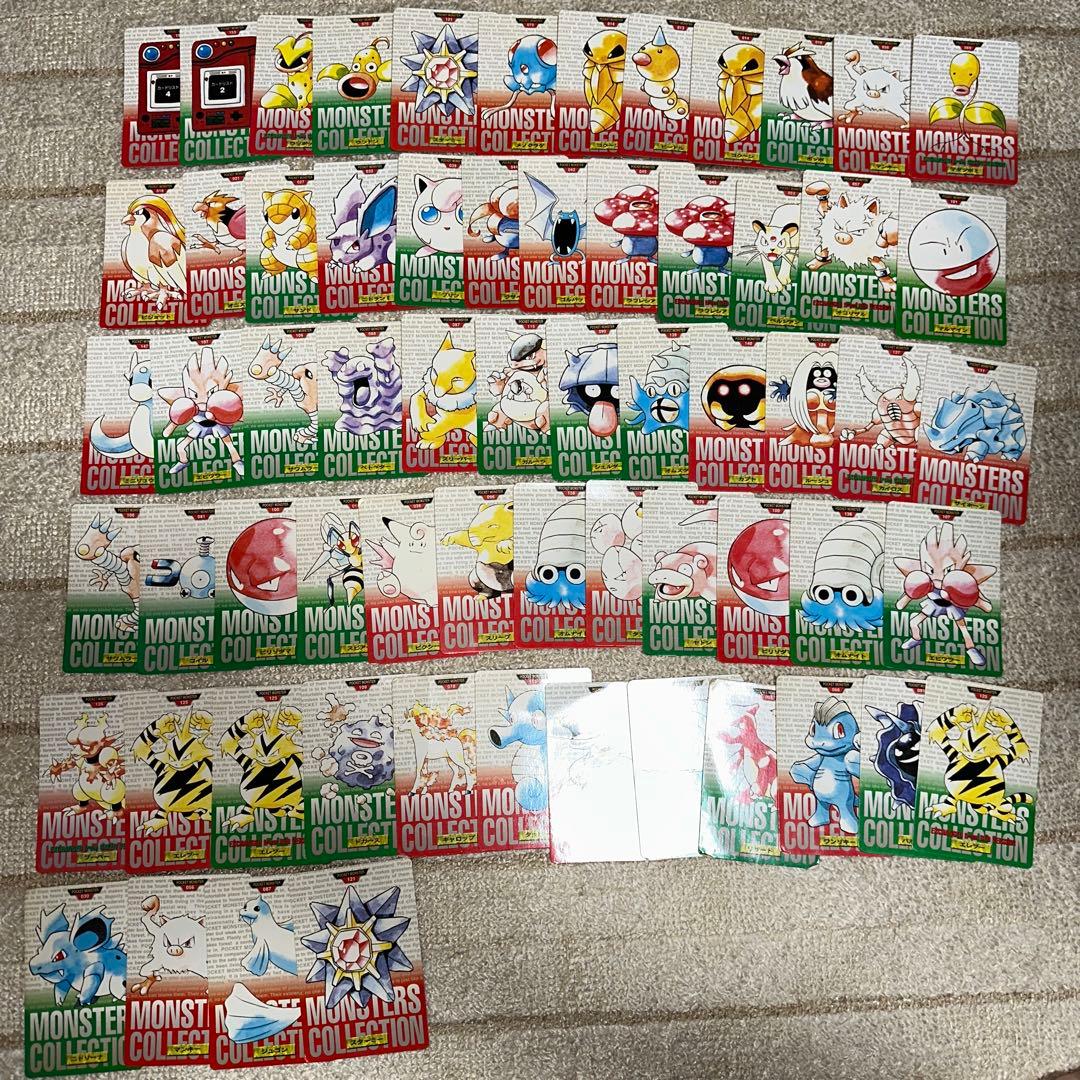 ポケモン バンダイ 1996 カードダス　まとめ売り　64枚セット