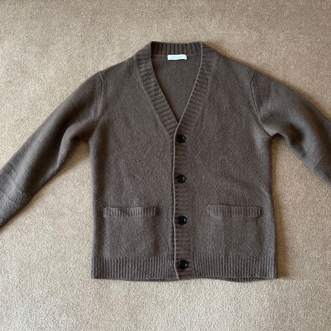 クルチアーニ カシミヤ混ニットカーディガン（48）ブラウン