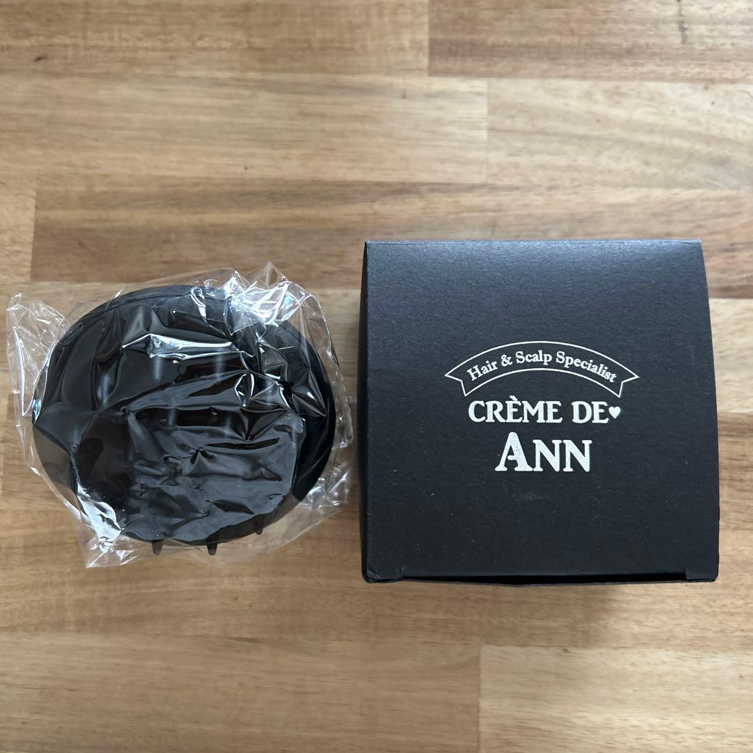 CRÈME DE♡ANN BLACK 300g×3 シリコンヘアブラシ付