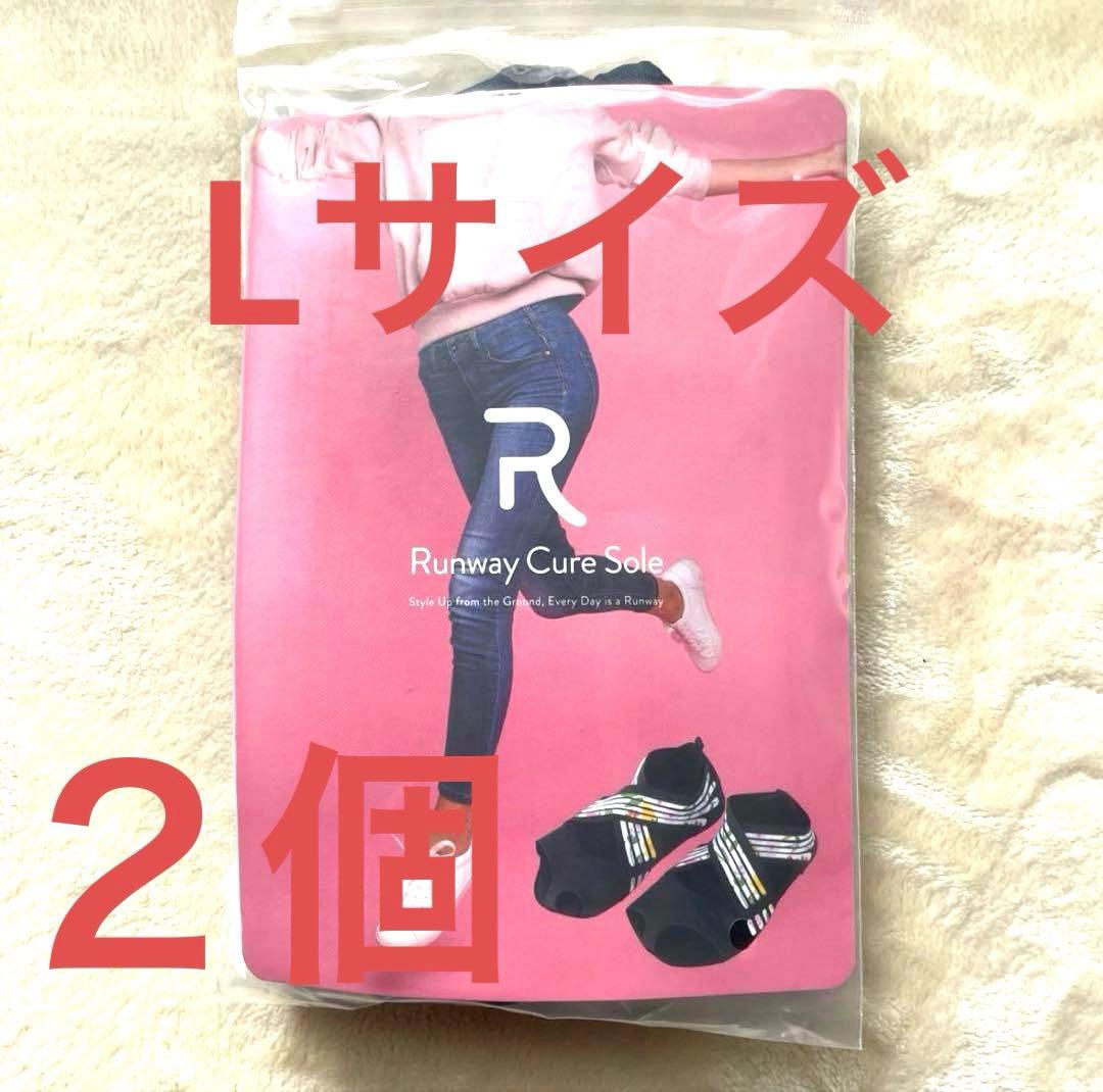 Runway Cure Sole 着圧ソックス L 黒