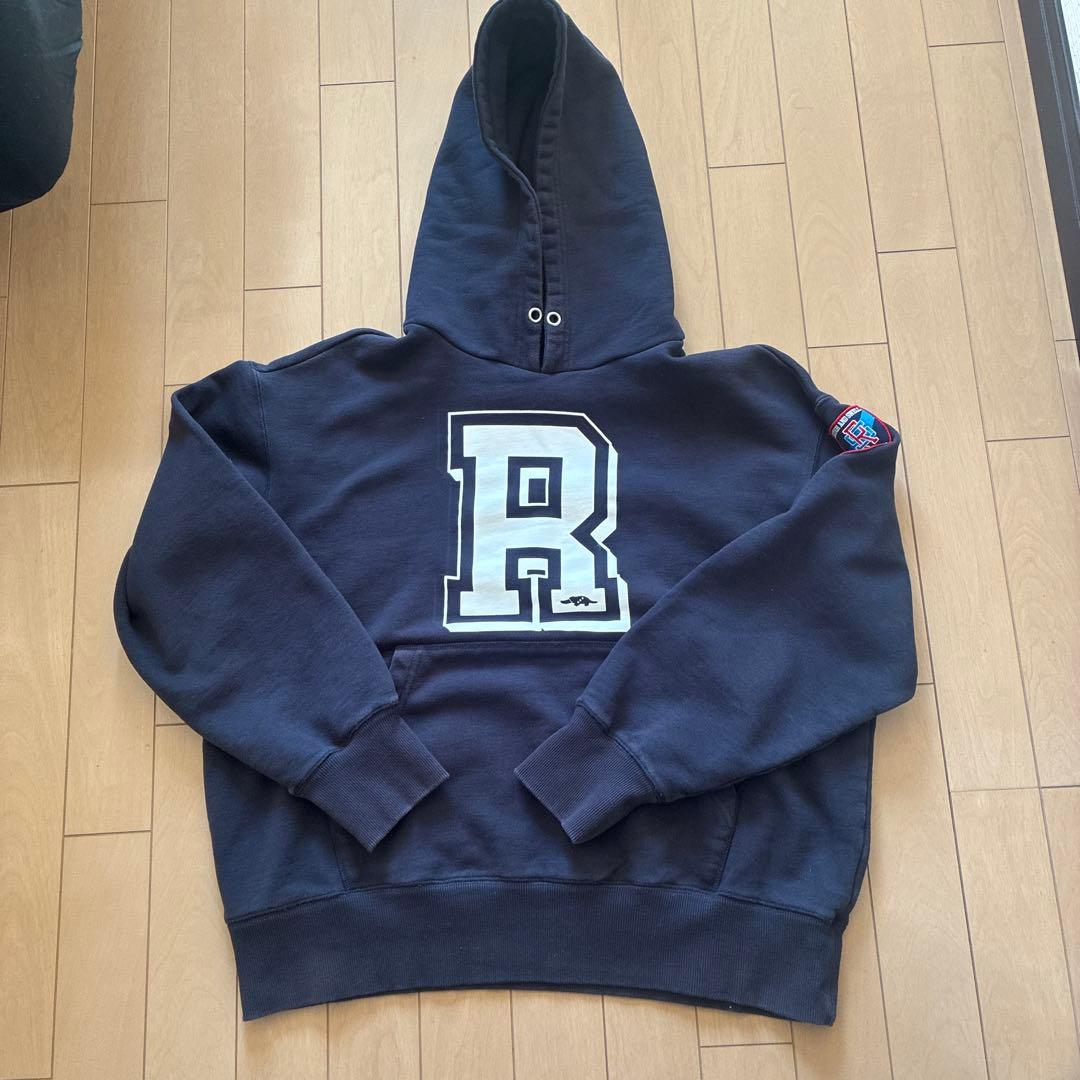 ラフアンドスウェル スウェット 裏毛 ゴルフ パーカー フーディー プリント