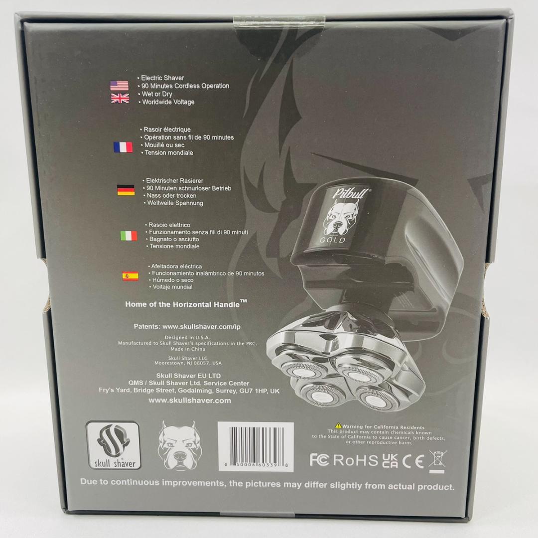【新品】Skull Shaver Pitbull Gold PRO