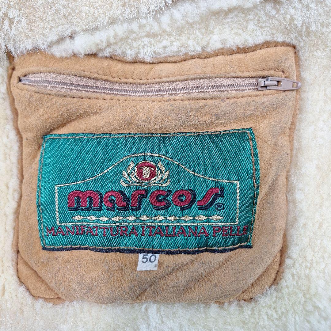 イタリア製✨ムートンコート　リアルレザー　裏ボア　サイズ50