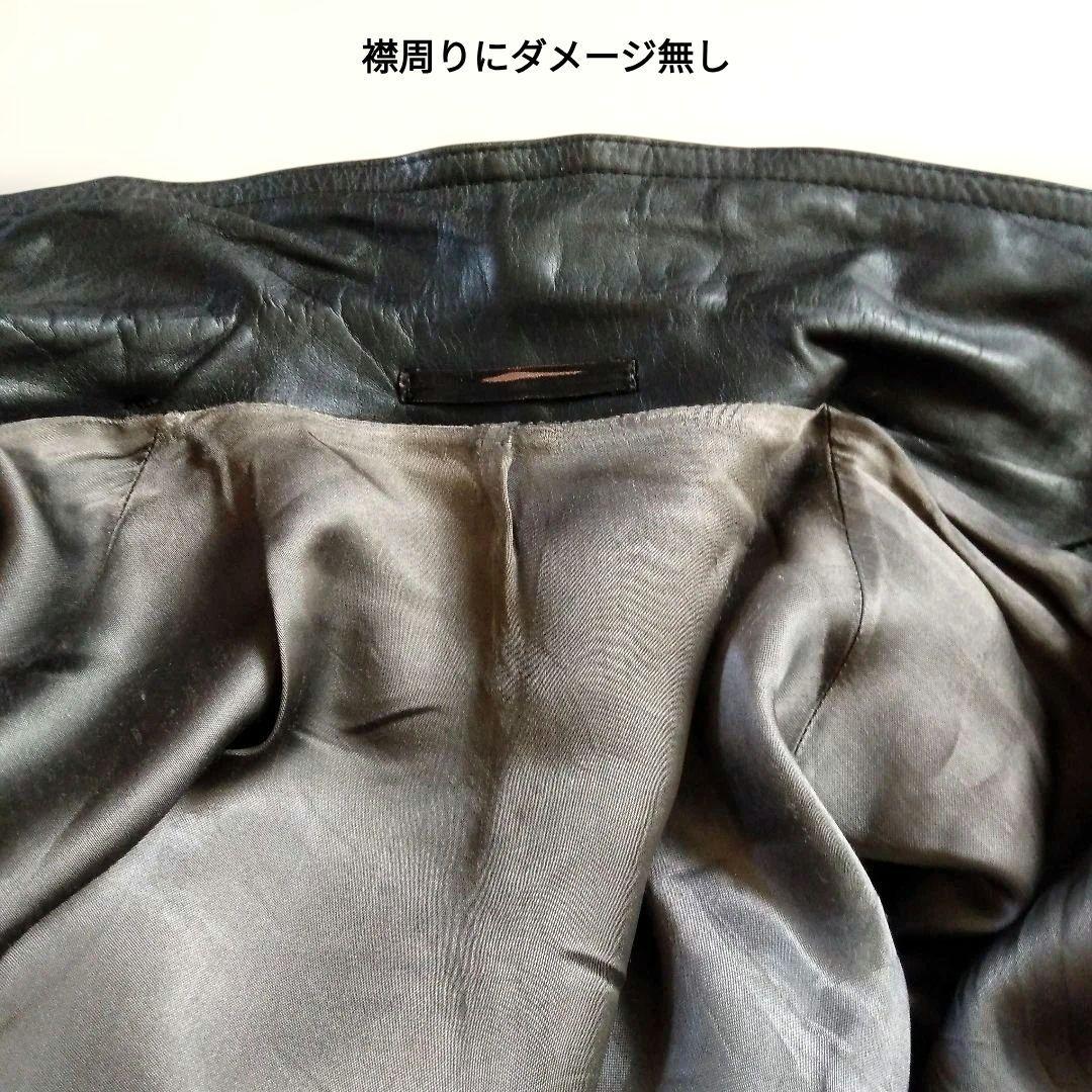 70s Vintage レザーハーフコート レザージャケット カーコート