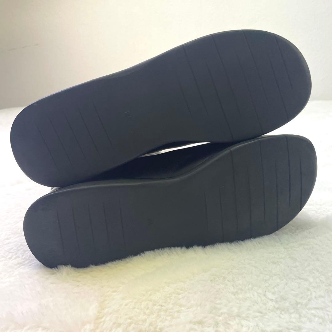 バーバリー【24】 BURBERRY ジョッキーブーツ/レザー✨ラウンドトゥ