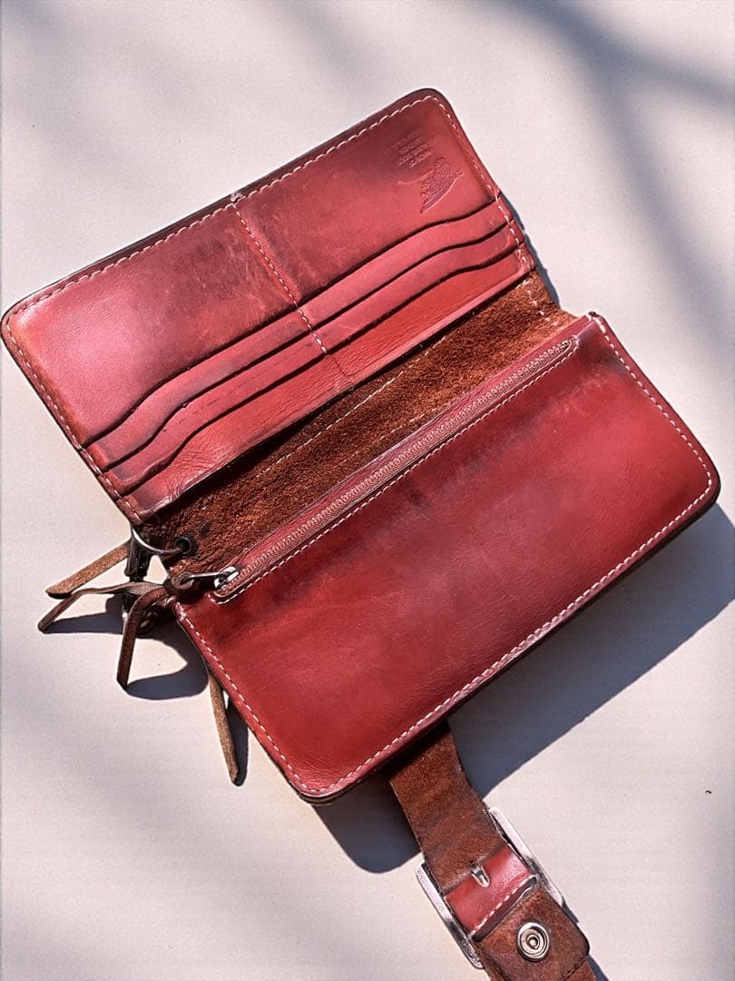 RED WING/レザー/長財布/ロング/バイカー/ウォレットロープ