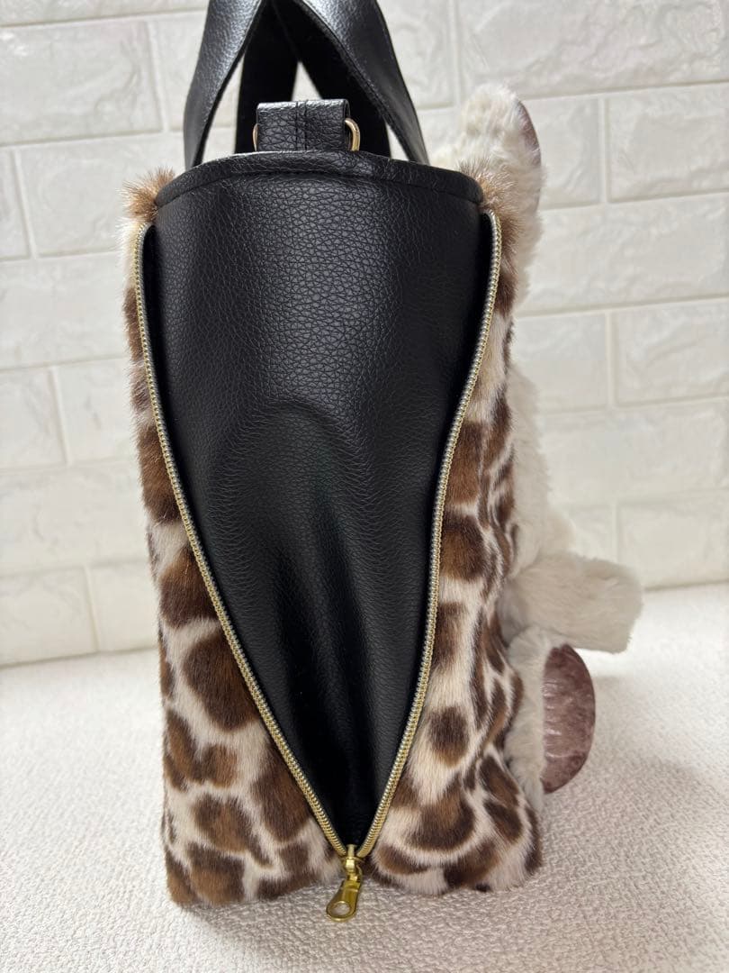 う*ん様 コヤンイサムチョン　サイドファスナーバッグ　サンダーちゃん　ヒョウ柄