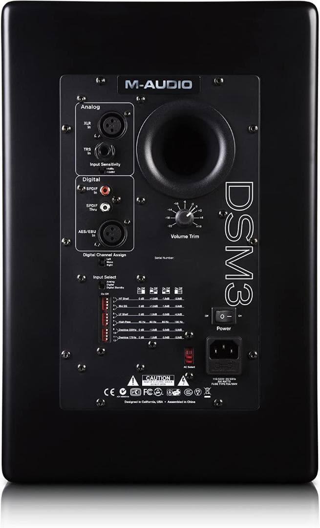 M-AUDIO Studiophile DSM3 　パワードモニタースピーカー