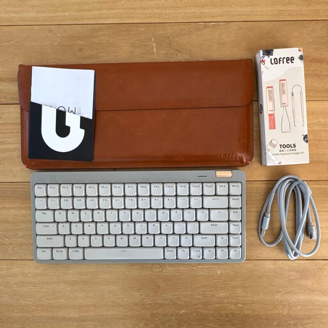 Lofree Flow Lite Hades静音スイッチ換装済み 純正ケース付