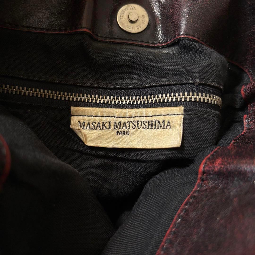 バッグ 00s masaki matsushima leather bag y2k