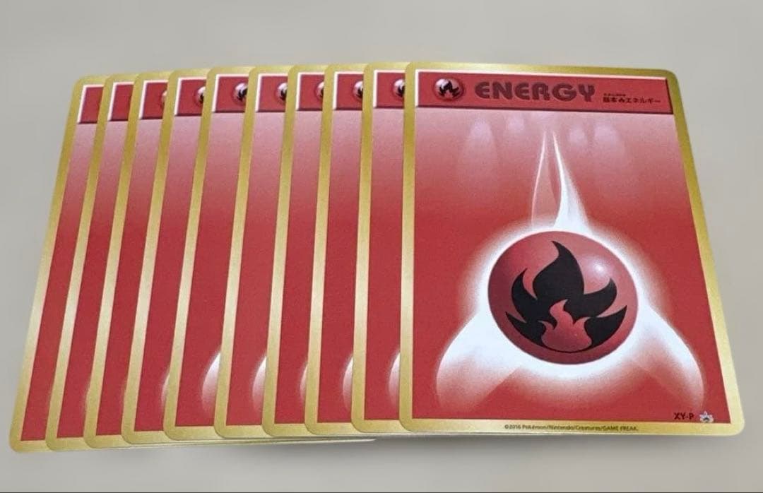 ★ポケモンカード★基本炎エネルギー 10枚セット★ファーストデザイン★新裏面