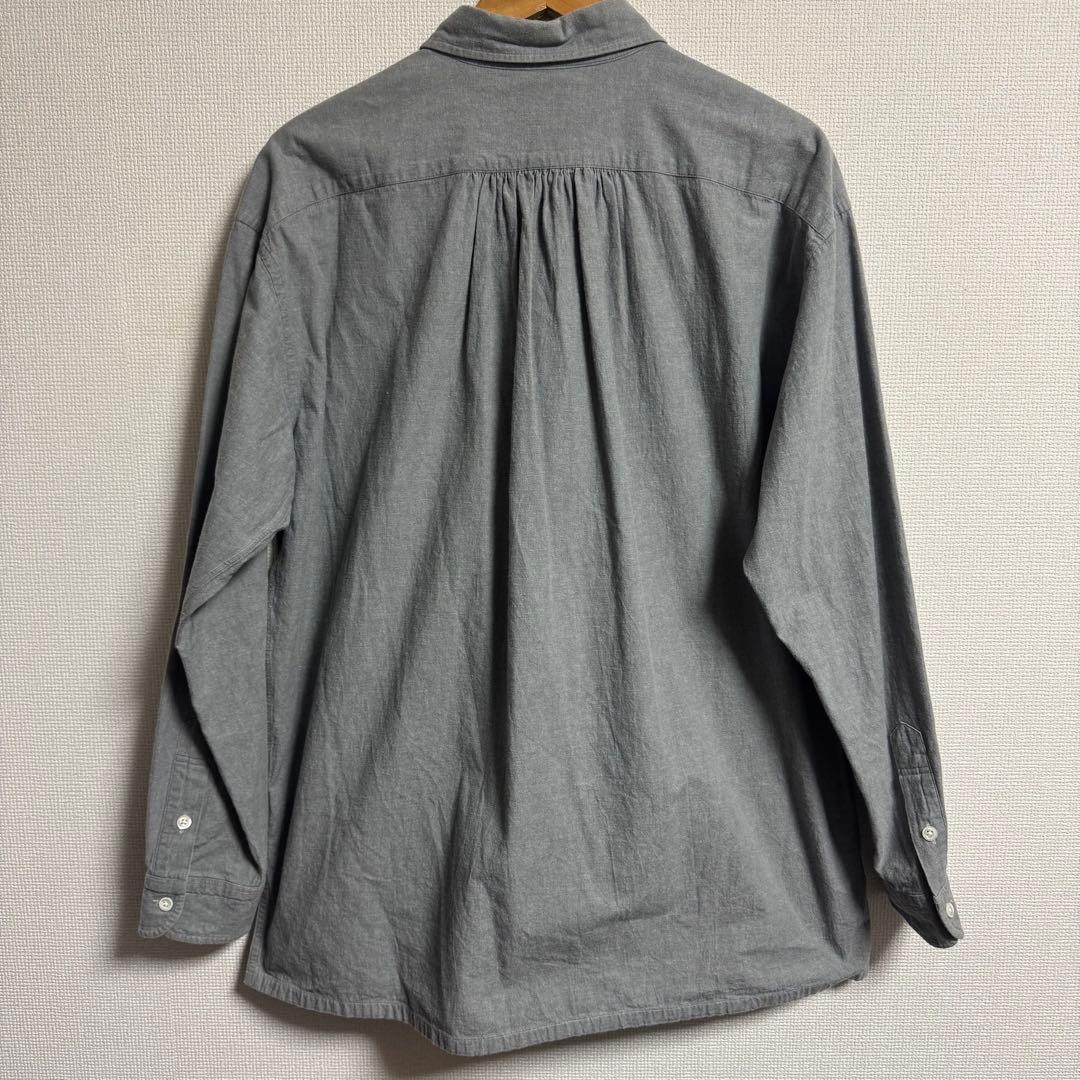 【人気】Porter Classic WIDE POCKET SHIRT グレー