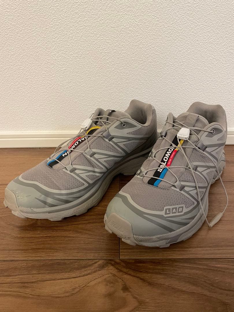 靴 SALOMON XT-6 ghost grey 28.5cm