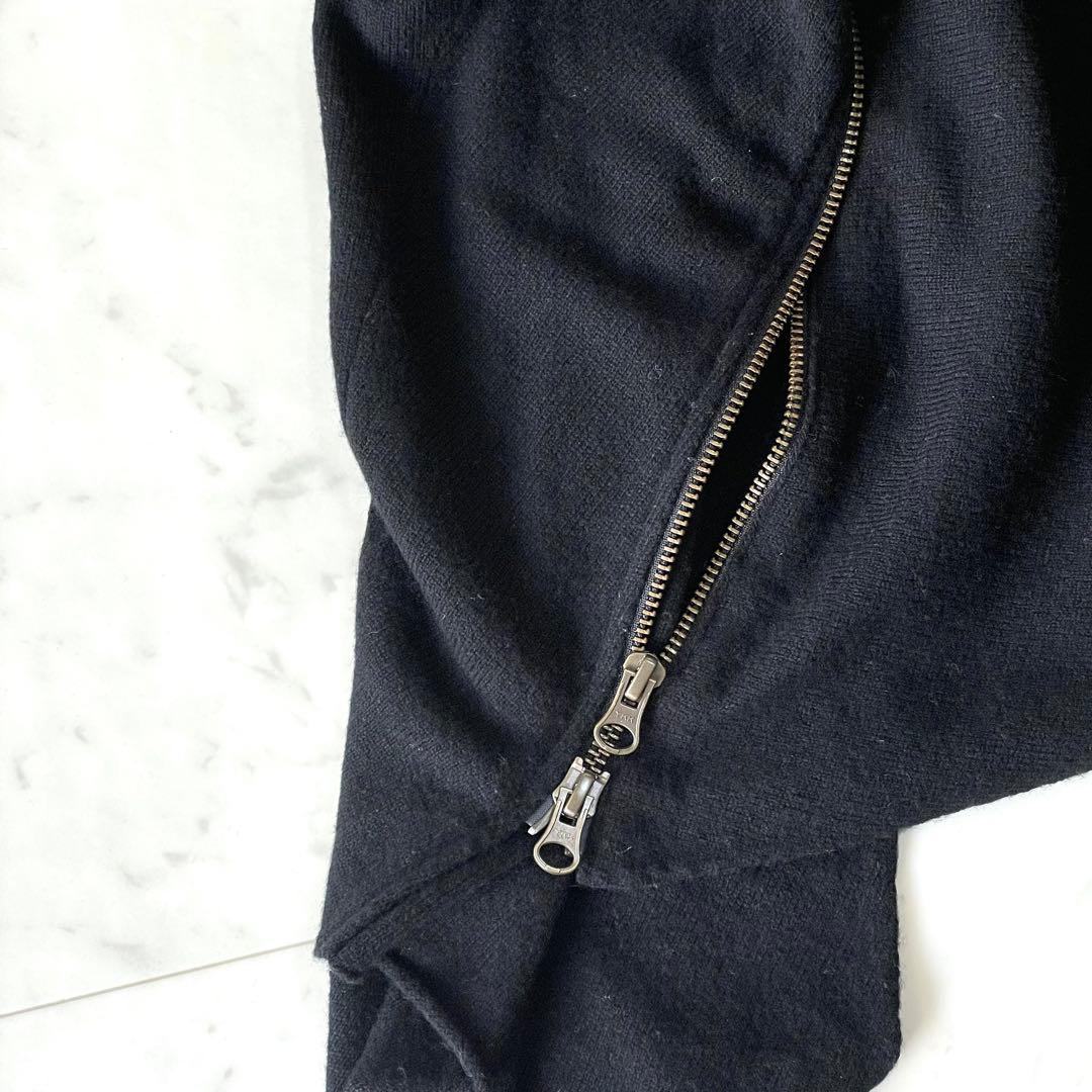 クリーニング済✨ヨーガンレール✨アシメントリートップス ウール100 黒 M