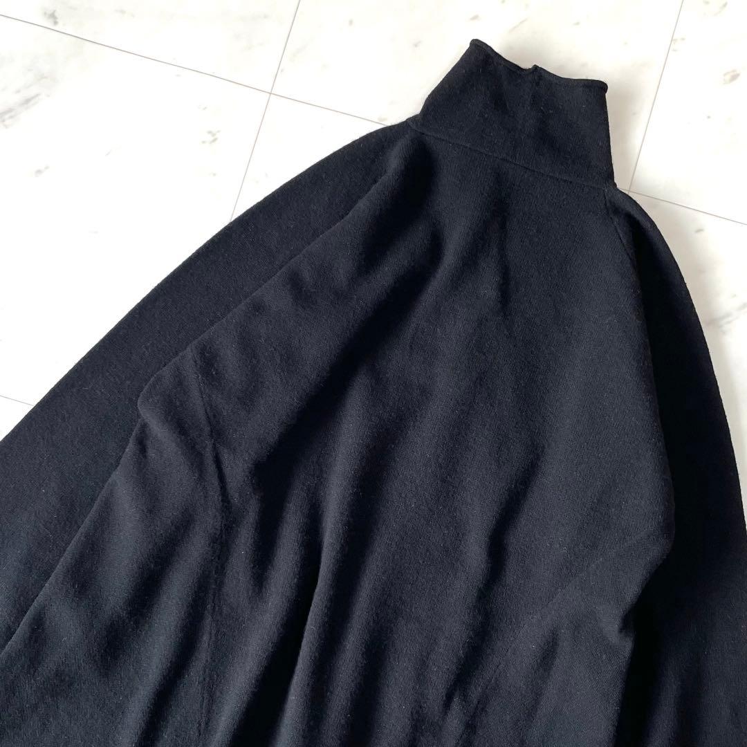 クリーニング済✨ヨーガンレール✨アシメントリートップス ウール100 黒 M