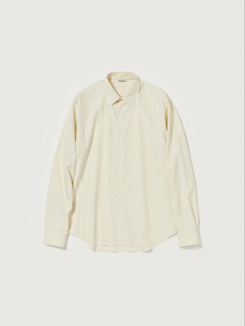 AURALEE WASHED FINX TWILL SHIRT サイズ3 新品